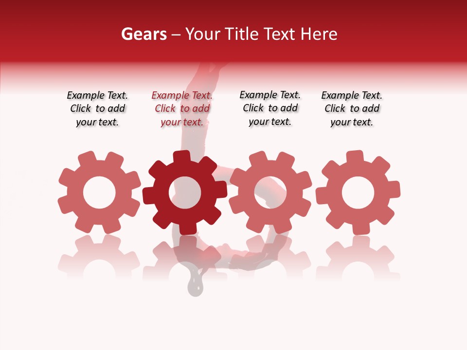 Splat Stain Bright PowerPoint Template