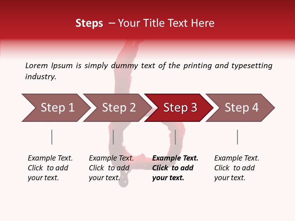 Splat Stain Bright PowerPoint Template