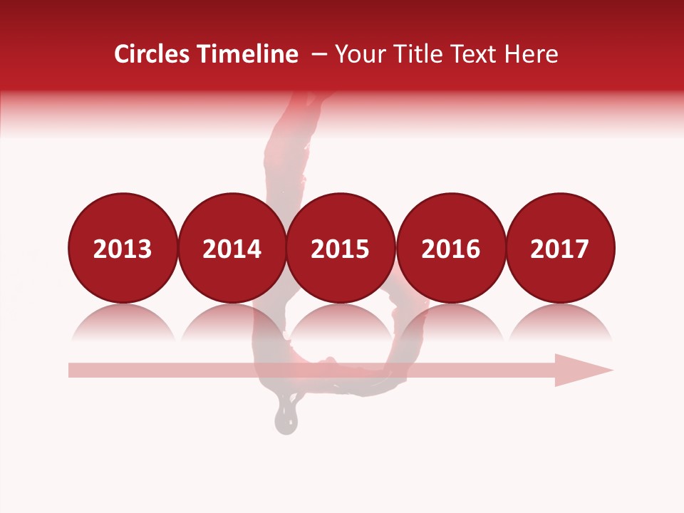 Splat Stain Bright PowerPoint Template