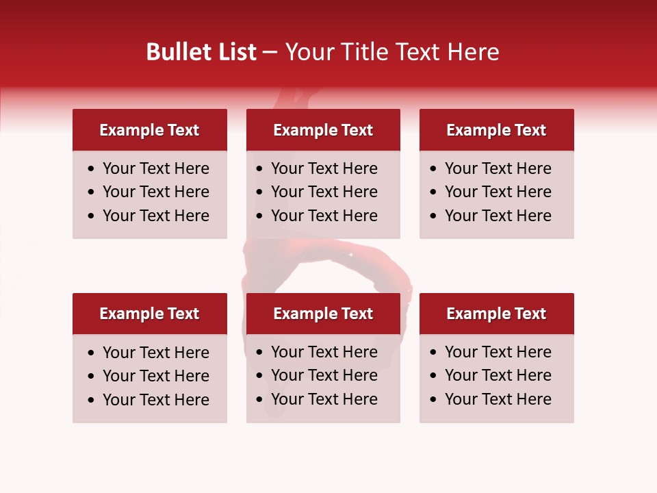 Splat Stain Bright PowerPoint Template