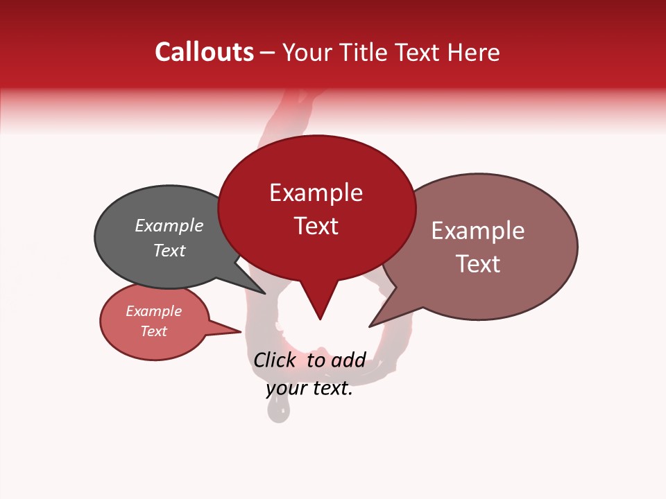 Splat Stain Bright PowerPoint Template