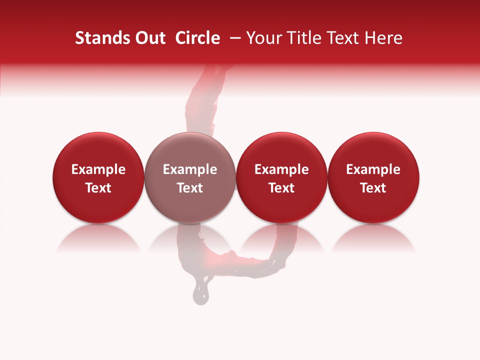 Splat Stain Bright PowerPoint Template