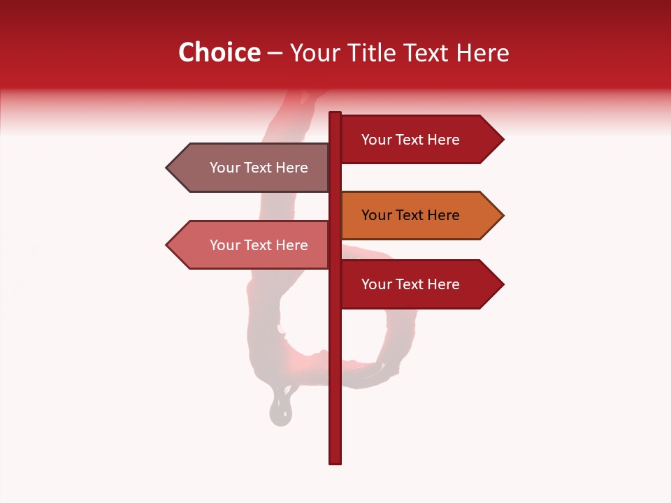 Splat Stain Bright PowerPoint Template