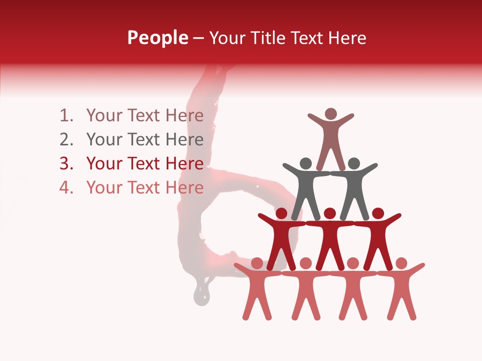 Splat Stain Bright PowerPoint Template