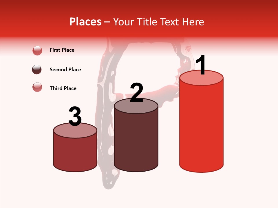 Blood Alphabet Stain PowerPoint Template
