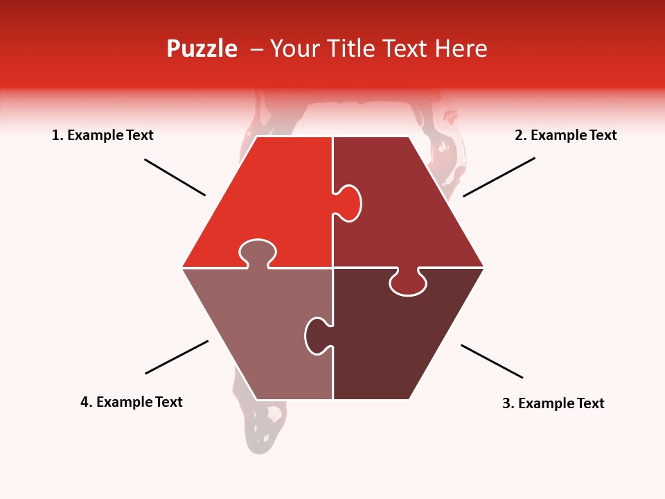 Blood Alphabet Stain PowerPoint Template