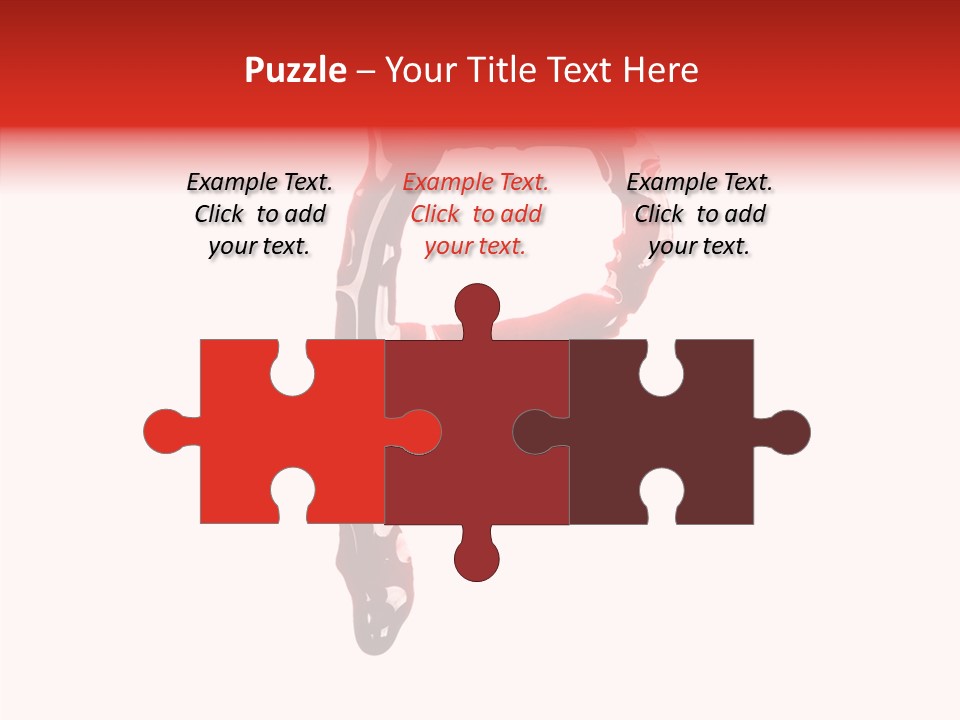 Blood Alphabet Stain PowerPoint Template