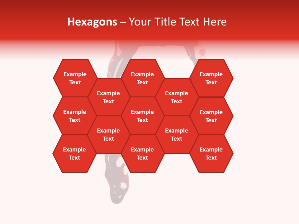 Blood Alphabet Stain PowerPoint Template