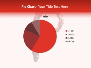 Blood Alphabet Stain PowerPoint Template