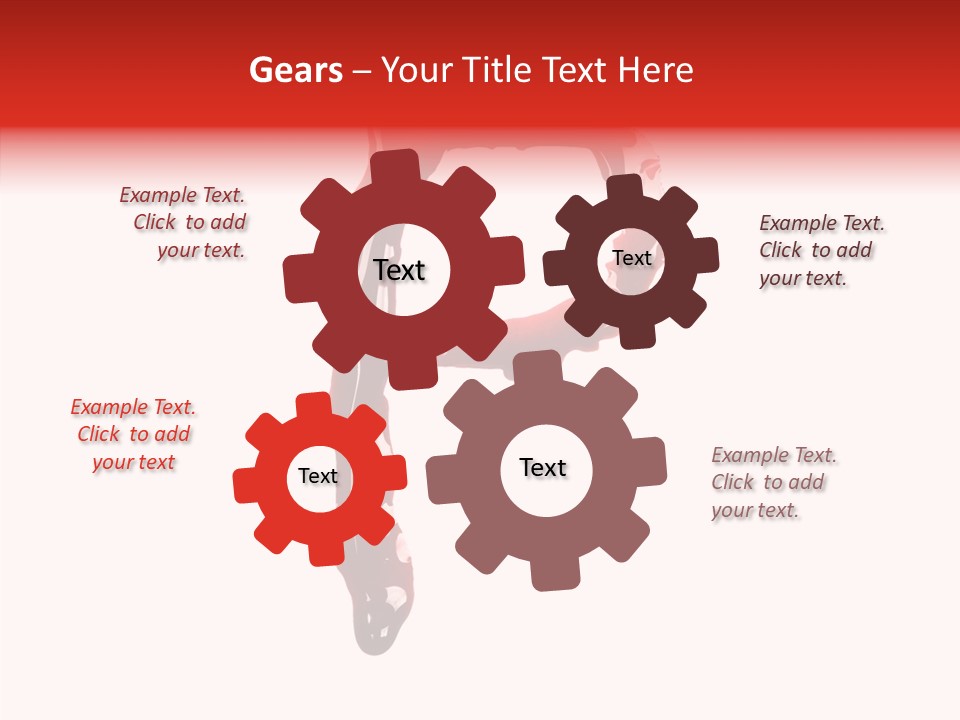 Blood Alphabet Stain PowerPoint Template