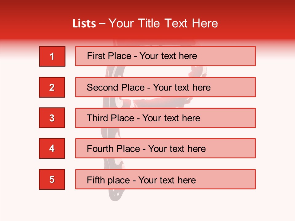 Blood Alphabet Stain PowerPoint Template