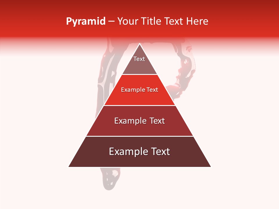 Blood Alphabet Stain PowerPoint Template