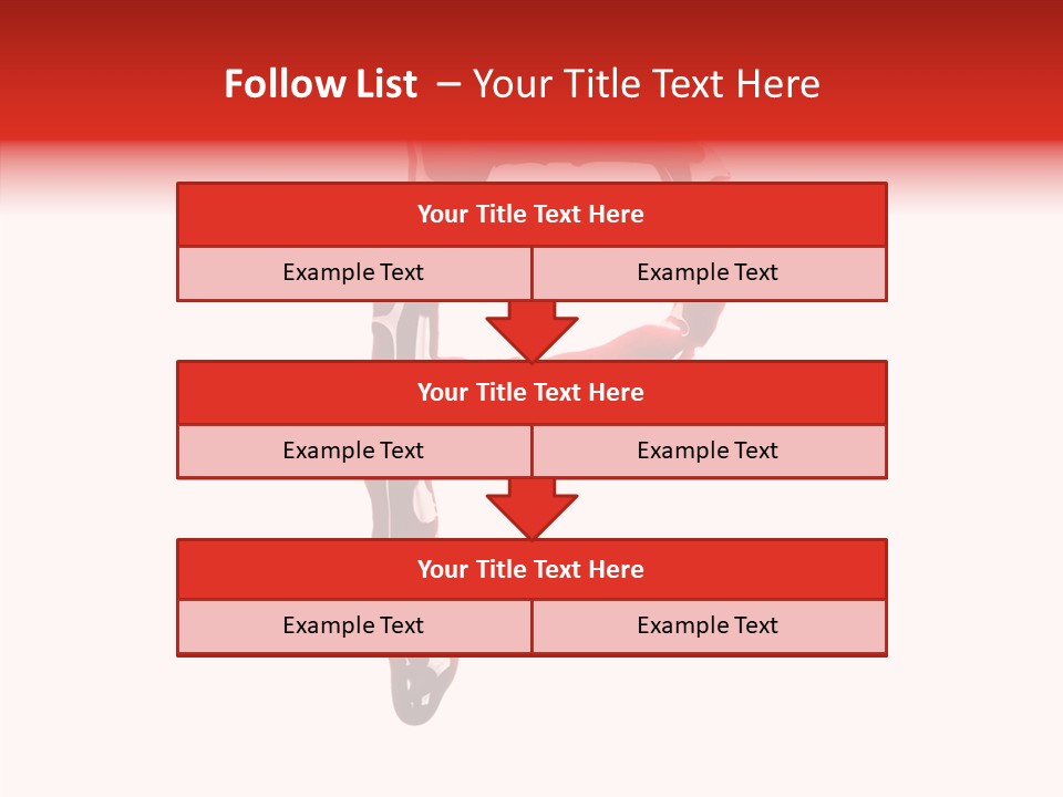 Blood Alphabet Stain PowerPoint Template
