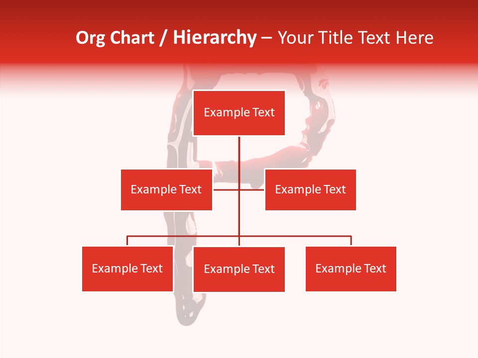 Blood Alphabet Stain PowerPoint Template