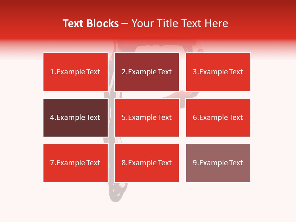 Blood Alphabet Stain PowerPoint Template