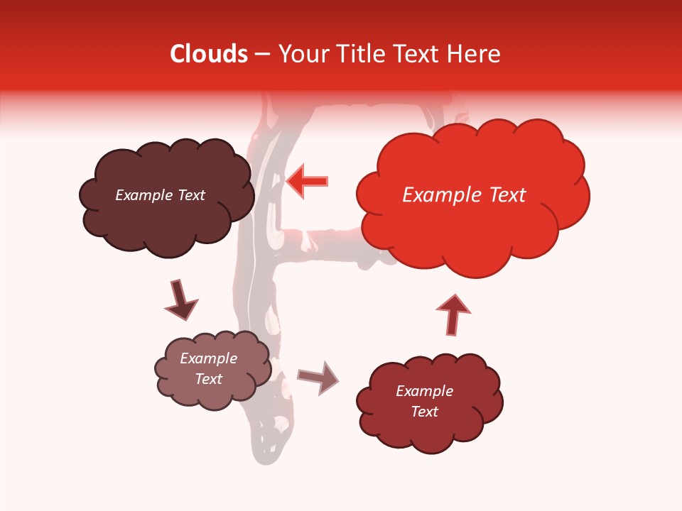 Blood Alphabet Stain PowerPoint Template