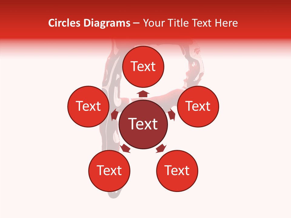 Blood Alphabet Stain PowerPoint Template