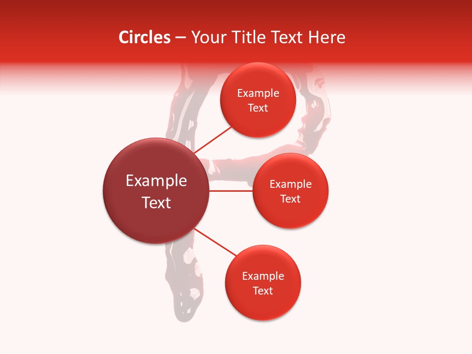 Blood Alphabet Stain PowerPoint Template