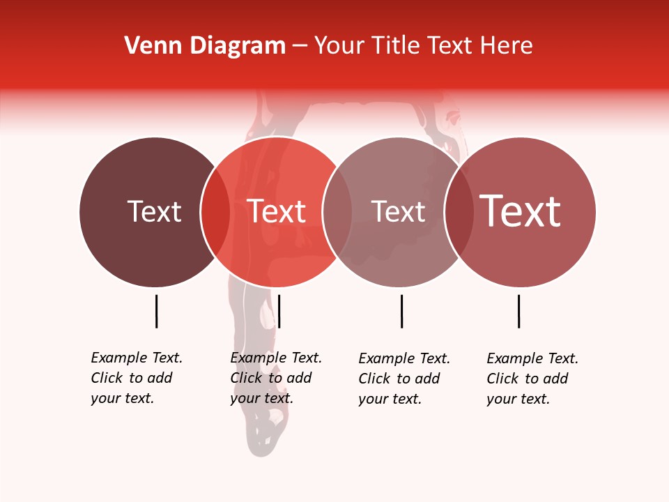 Blood Alphabet Stain PowerPoint Template