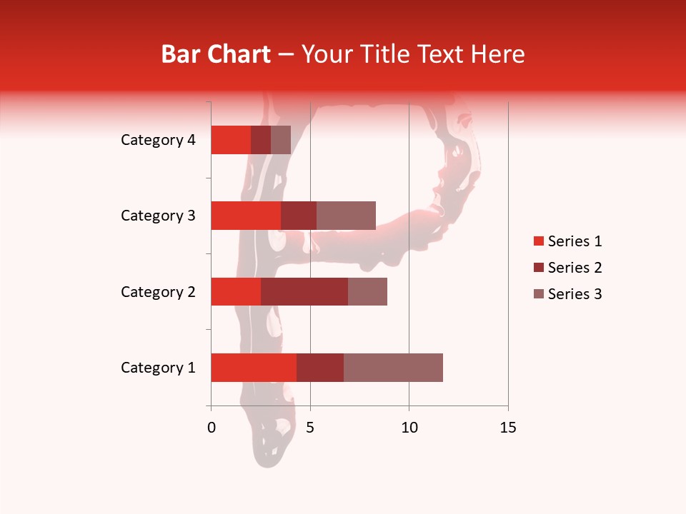Blood Alphabet Stain PowerPoint Template