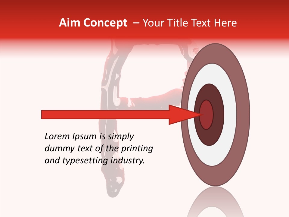 Blood Alphabet Stain PowerPoint Template