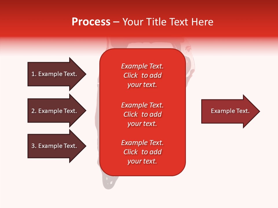 Blood Alphabet Stain PowerPoint Template