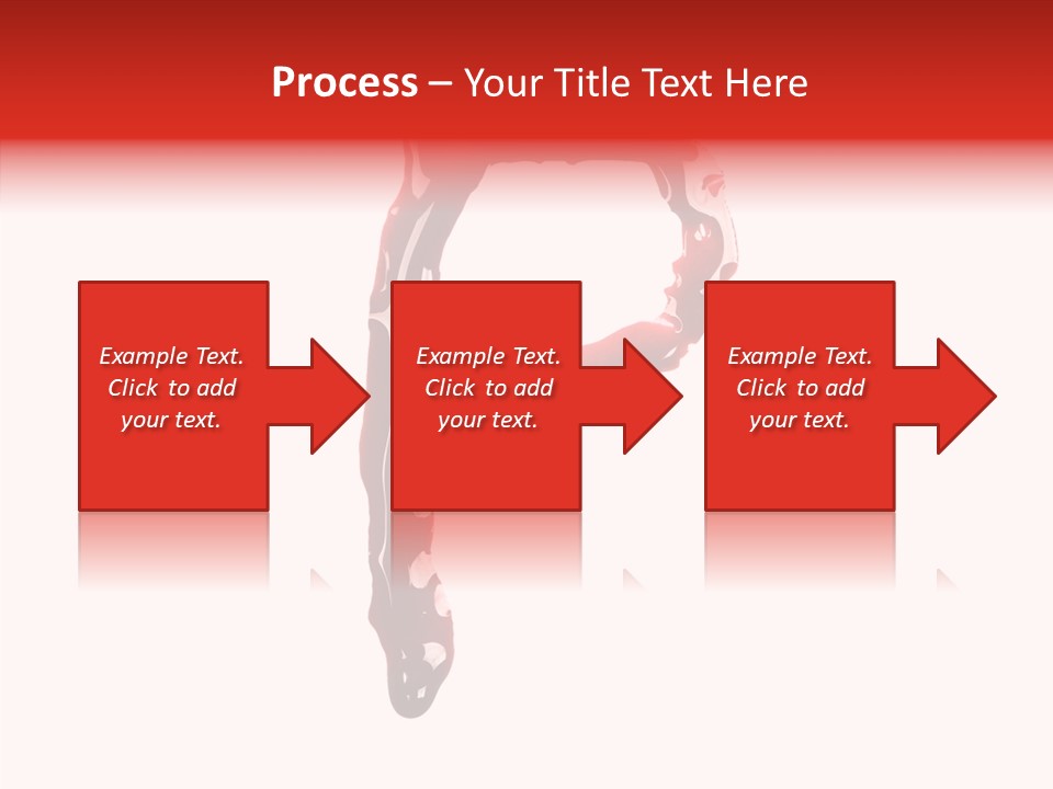 Blood Alphabet Stain PowerPoint Template