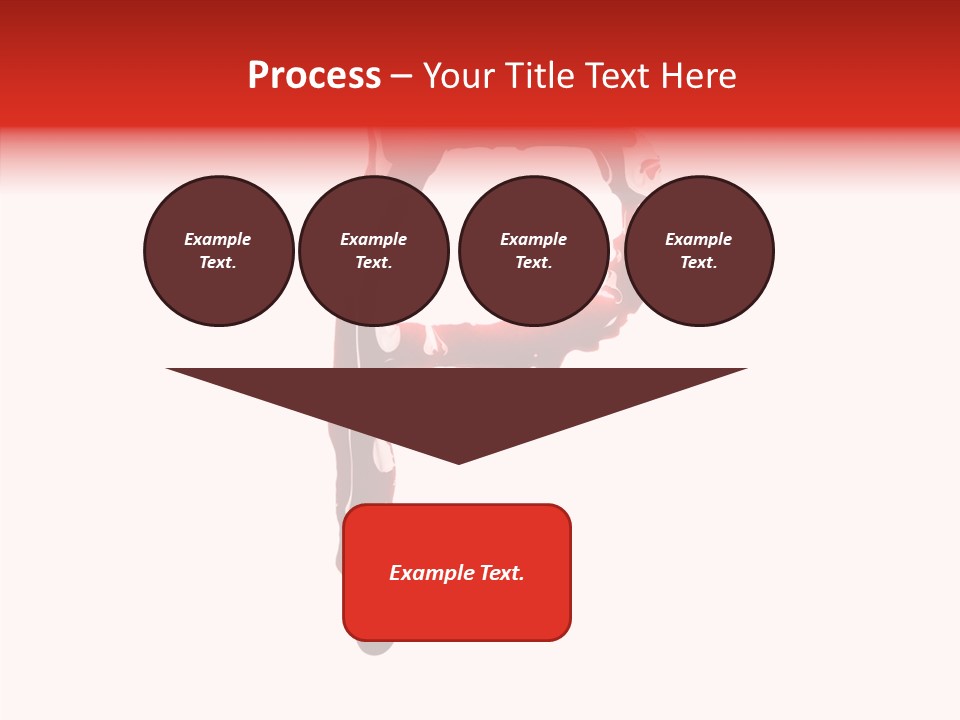 Blood Alphabet Stain PowerPoint Template