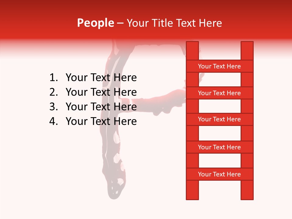 Blood Alphabet Stain PowerPoint Template