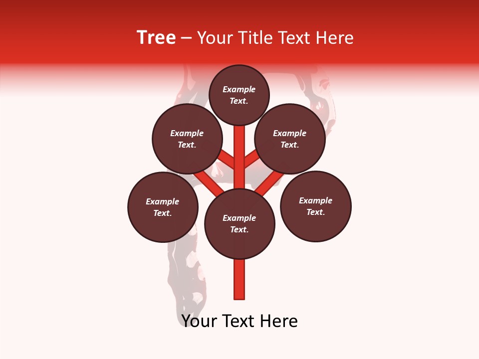 Blood Alphabet Stain PowerPoint Template