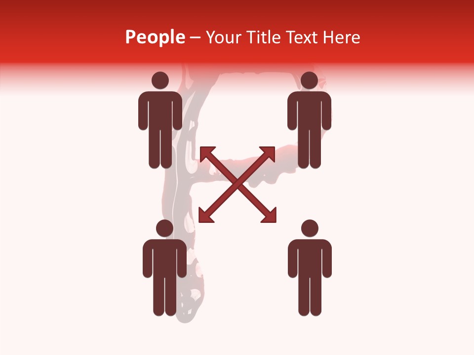 Blood Alphabet Stain PowerPoint Template