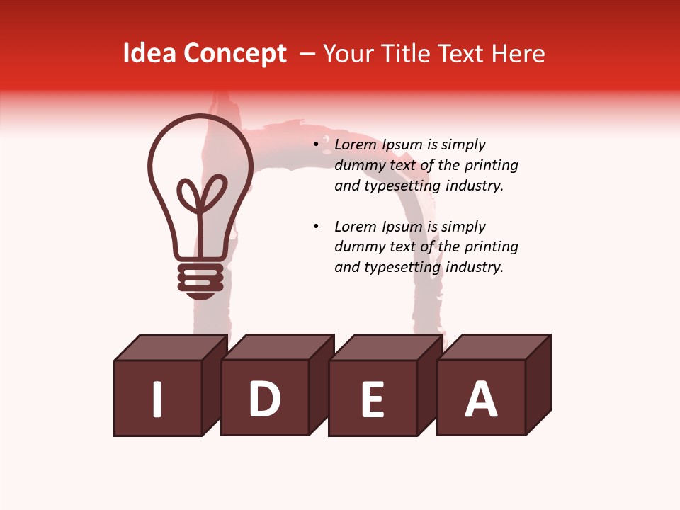 Fake Burst Stain PowerPoint Template