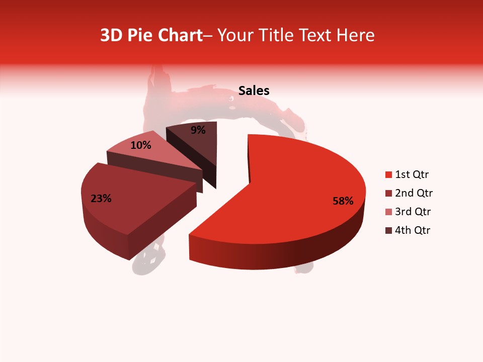 Fake Burst Stain PowerPoint Template