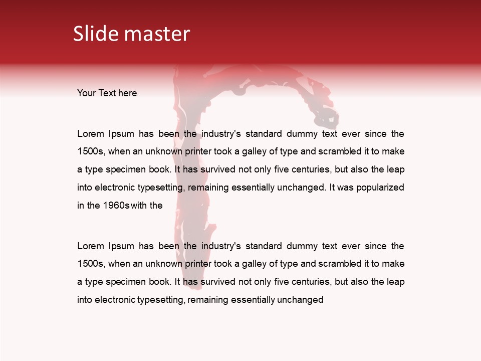 Painful Isolated Creative PowerPoint Template