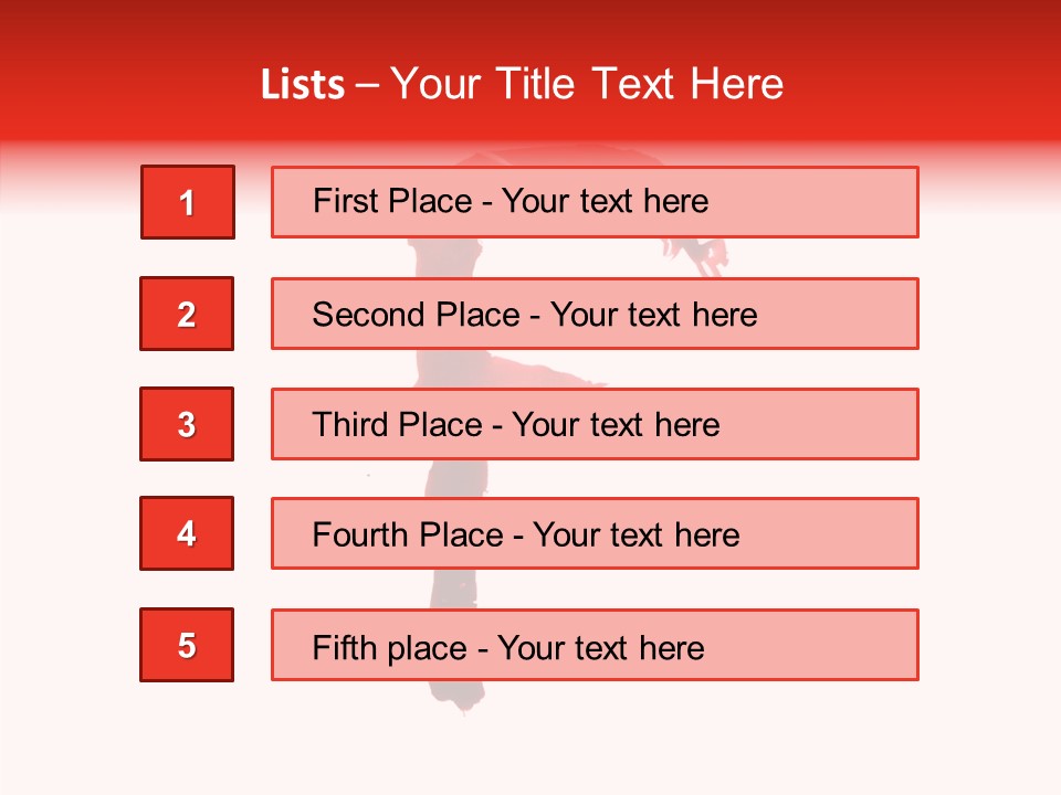 Paint Stain Illustration PowerPoint Template
