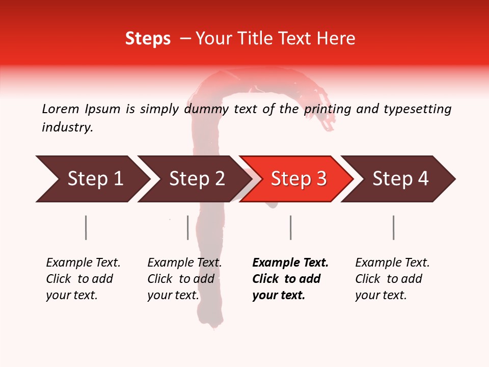 Paint Stain Illustration PowerPoint Template