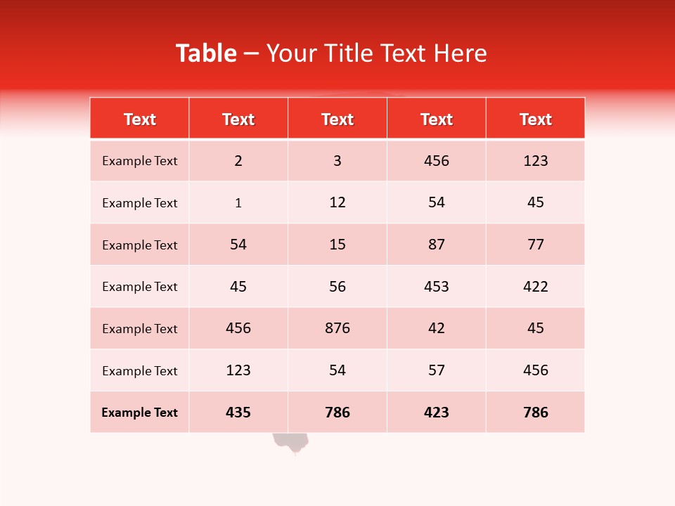 Paint Stain Illustration PowerPoint Template