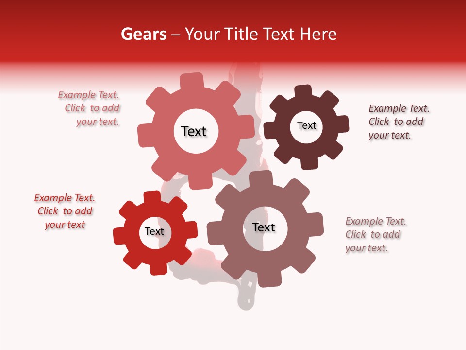 Splatter Macabre Alphabet PowerPoint Template