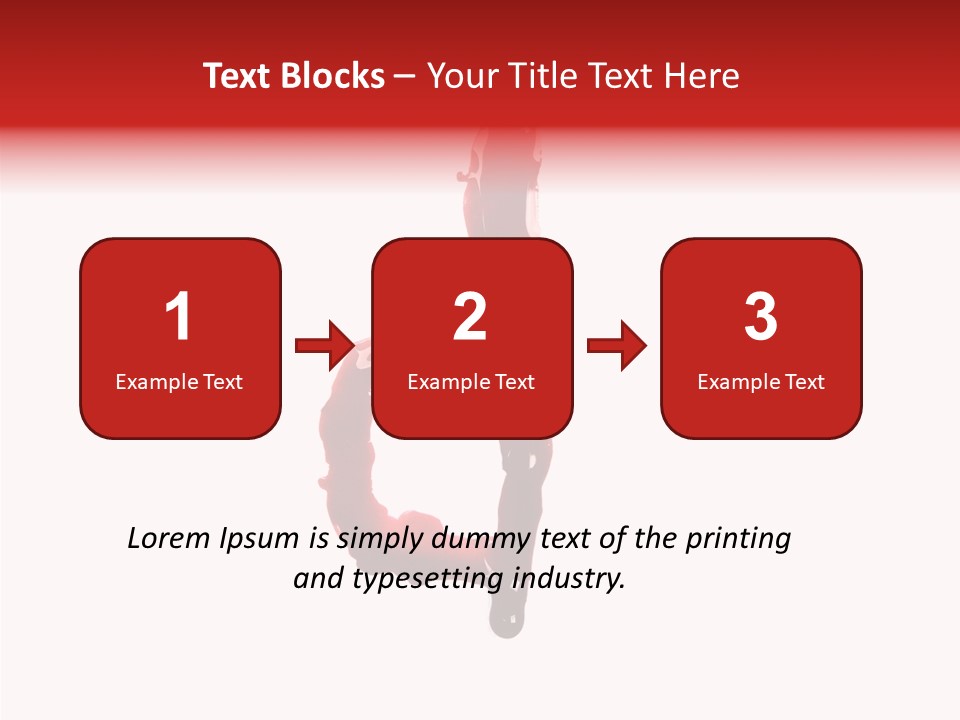 Splatter Macabre Alphabet PowerPoint Template