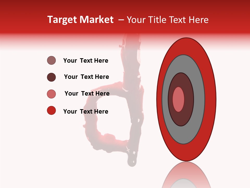 Splatter Macabre Alphabet PowerPoint Template