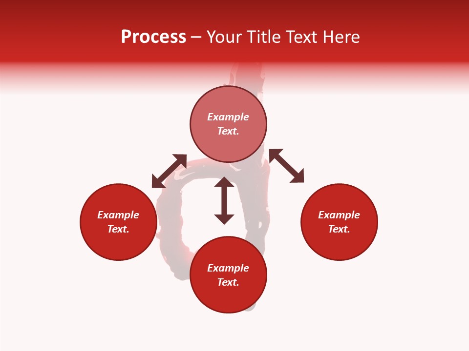 Splatter Macabre Alphabet PowerPoint Template