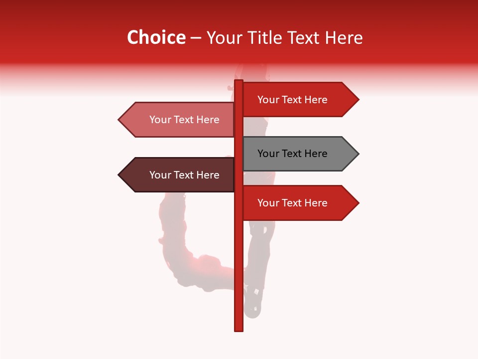 Splatter Macabre Alphabet PowerPoint Template