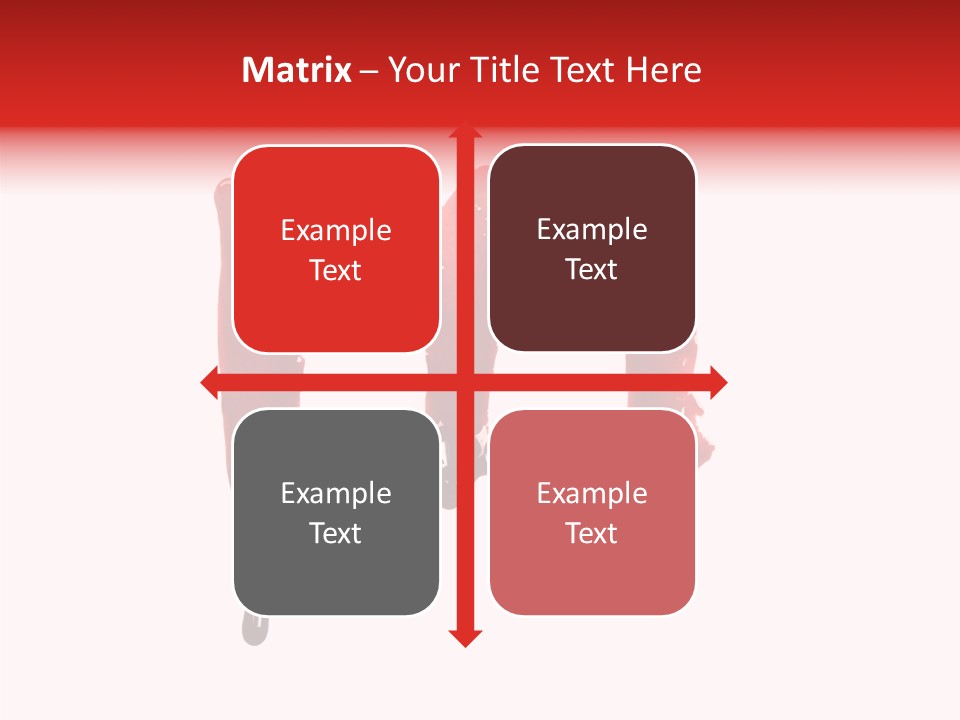 Element Illustration Spray PowerPoint Template