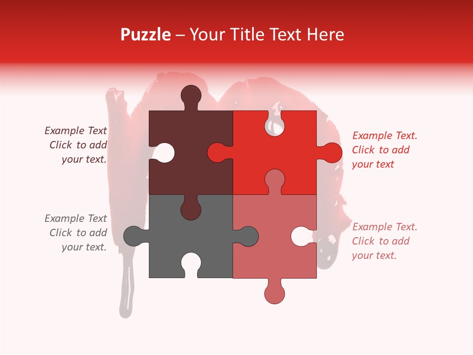 Element Illustration Spray PowerPoint Template