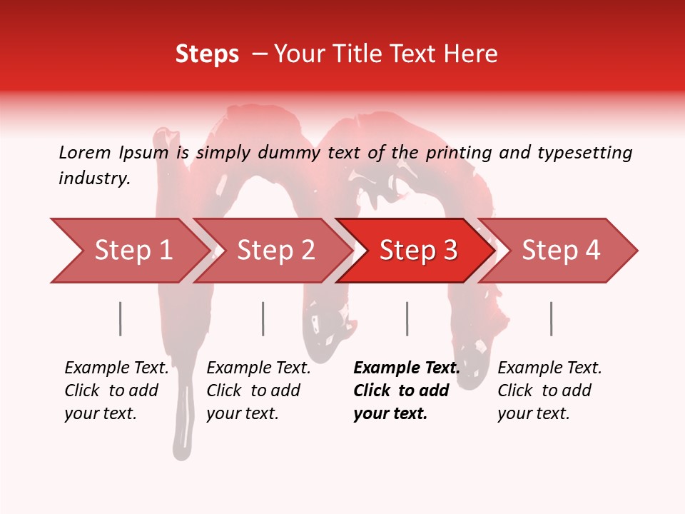 Element Illustration Spray PowerPoint Template