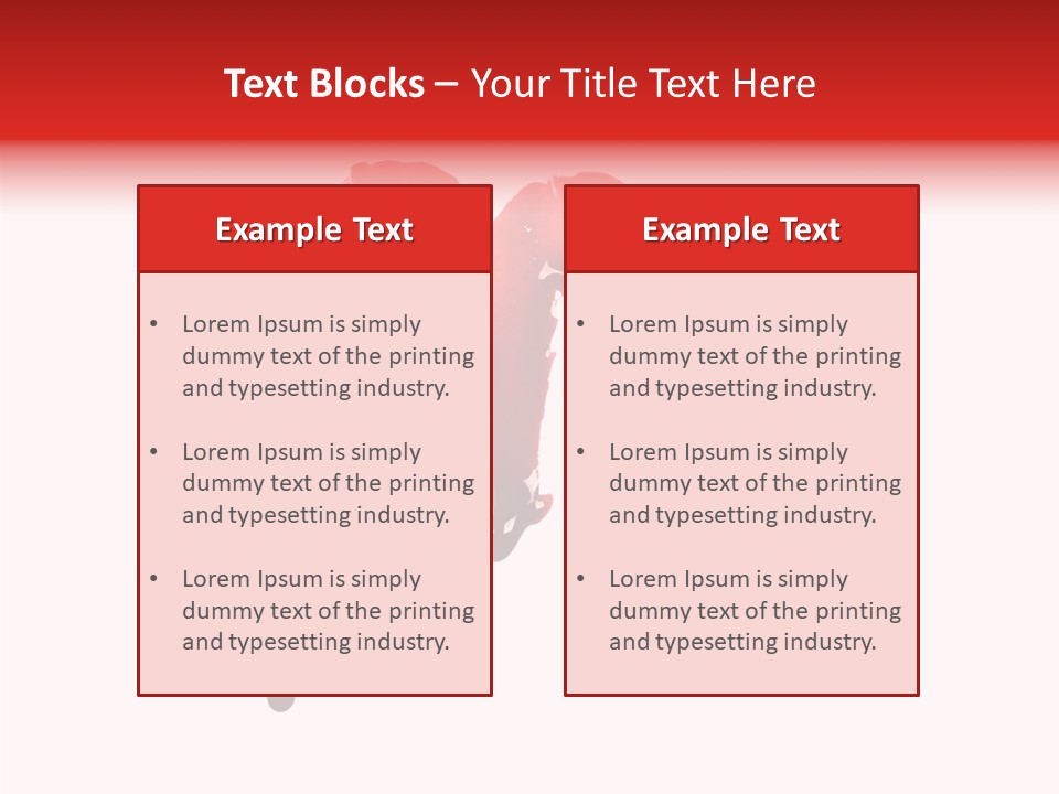 Element Illustration Spray PowerPoint Template