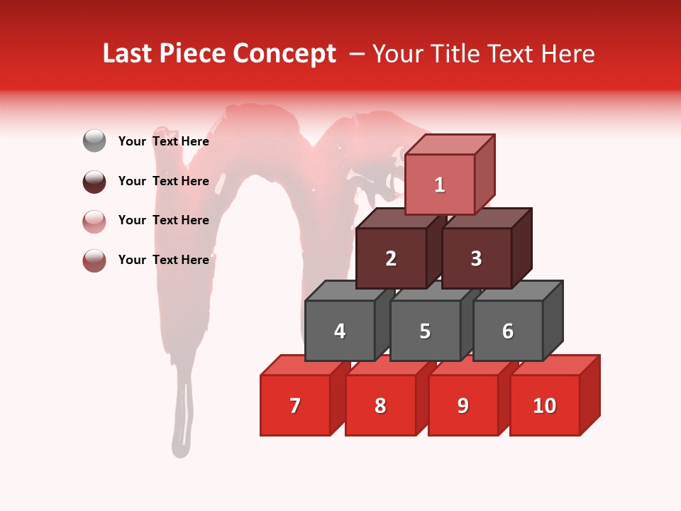 Element Illustration Spray PowerPoint Template