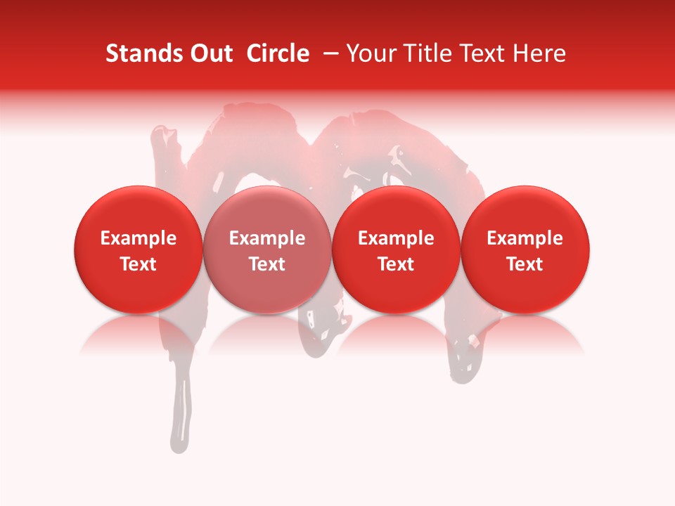 Element Illustration Spray PowerPoint Template