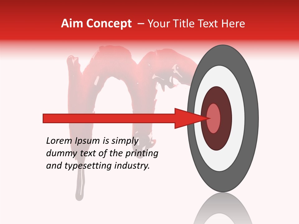 Element Illustration Spray PowerPoint Template