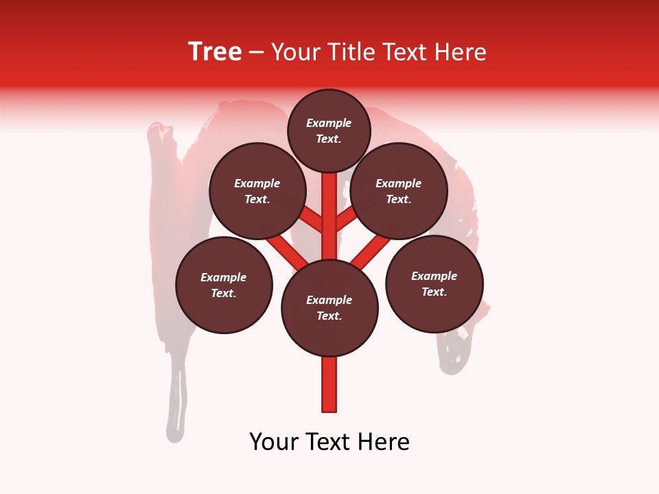 Element Illustration Spray PowerPoint Template